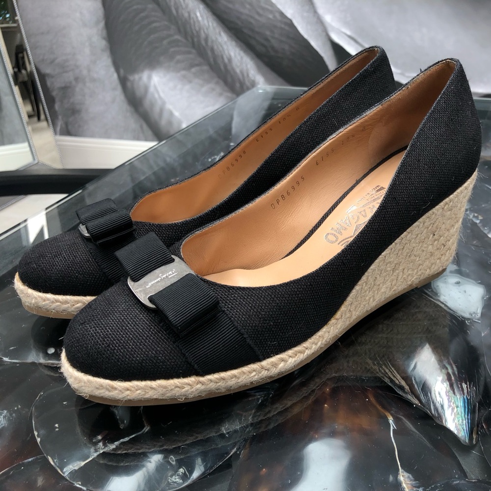 Salvatore Ferragamo espadrille wedges